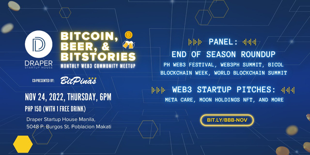 Bitcoin, Beer, and Bitstories (Nov 2022)